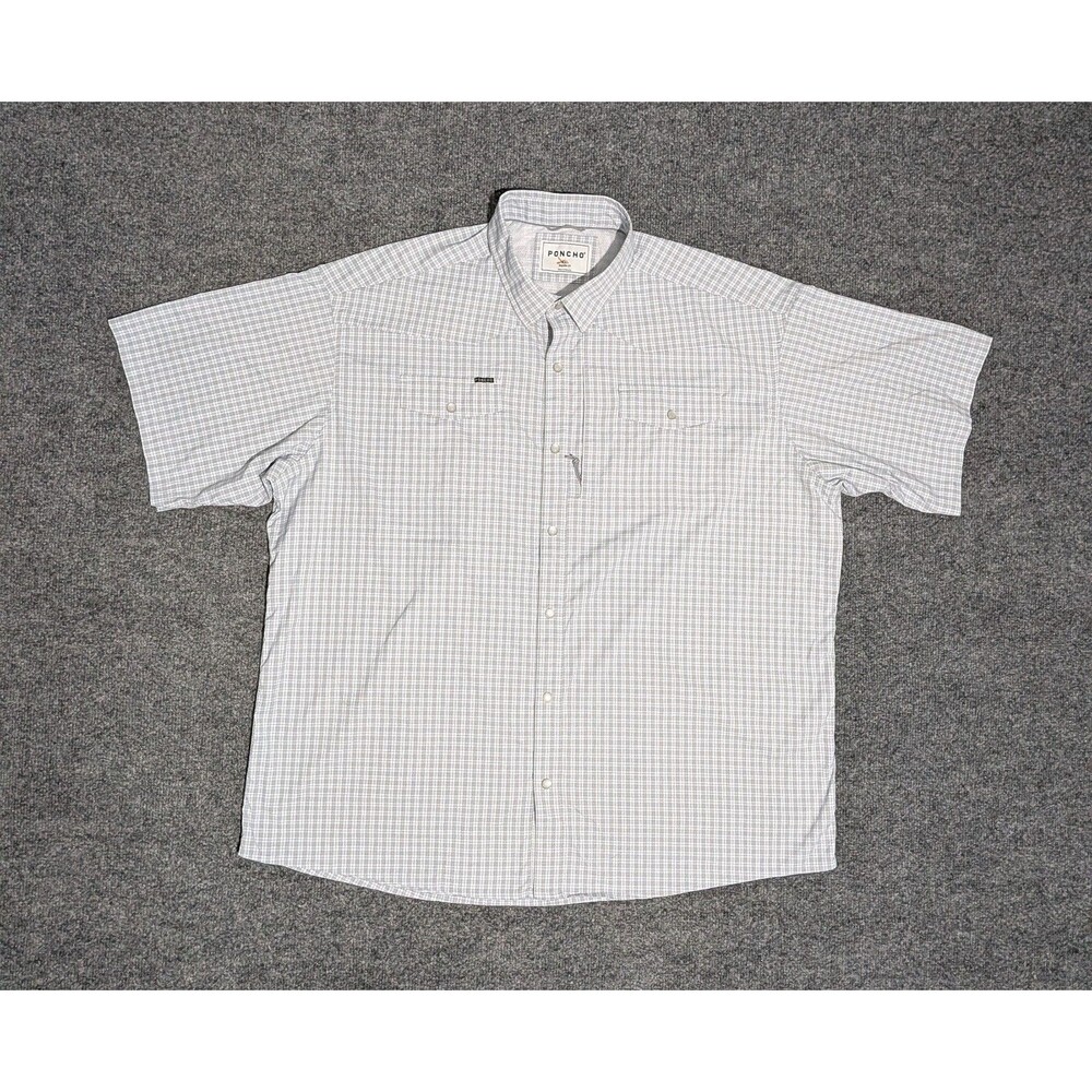 Poncho Shirt Mens XXL Regular Fit Short Sleeve